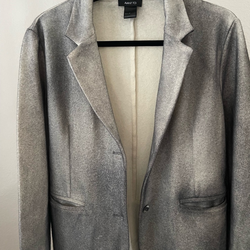 Avant Toi Cashmere Blend Gray Jacket Blazer Coat M